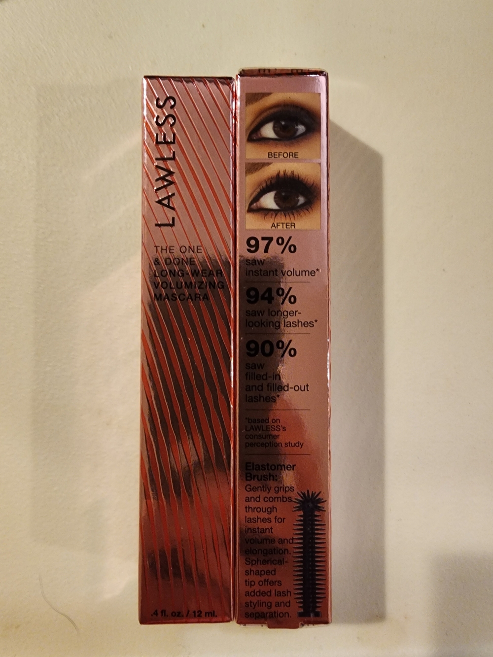 LAWLESS Metallic Rose Volumizing Mascara
